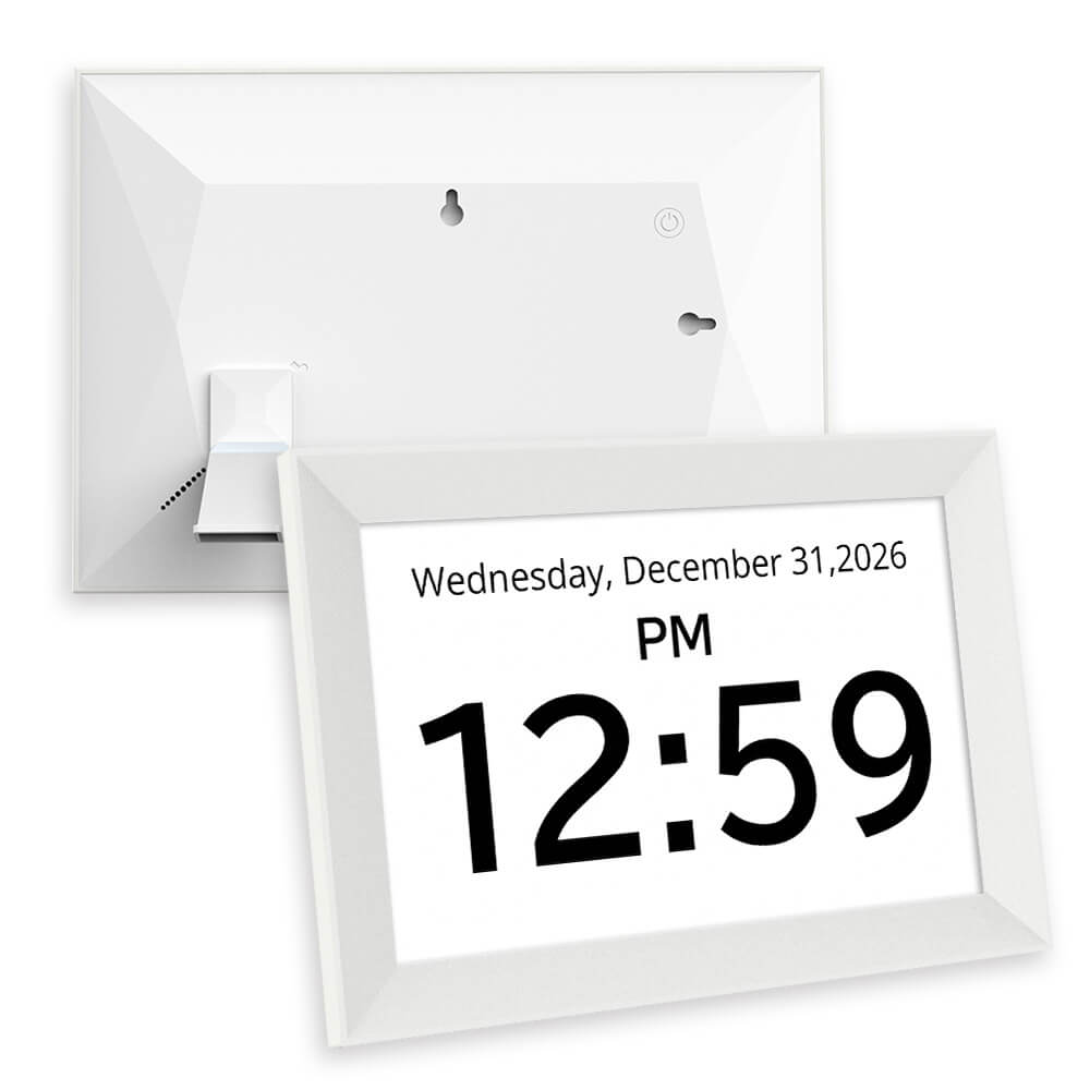 Photo Frame & Alarm Clock – Touch Panel Digital Clock with Multi-Functions
