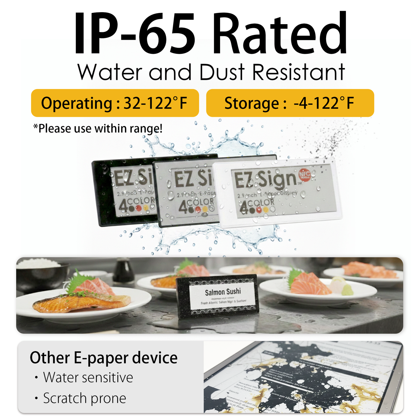 Santek EZ Sign NFC E-paper (4 color, 4.2" + 2.9" set)