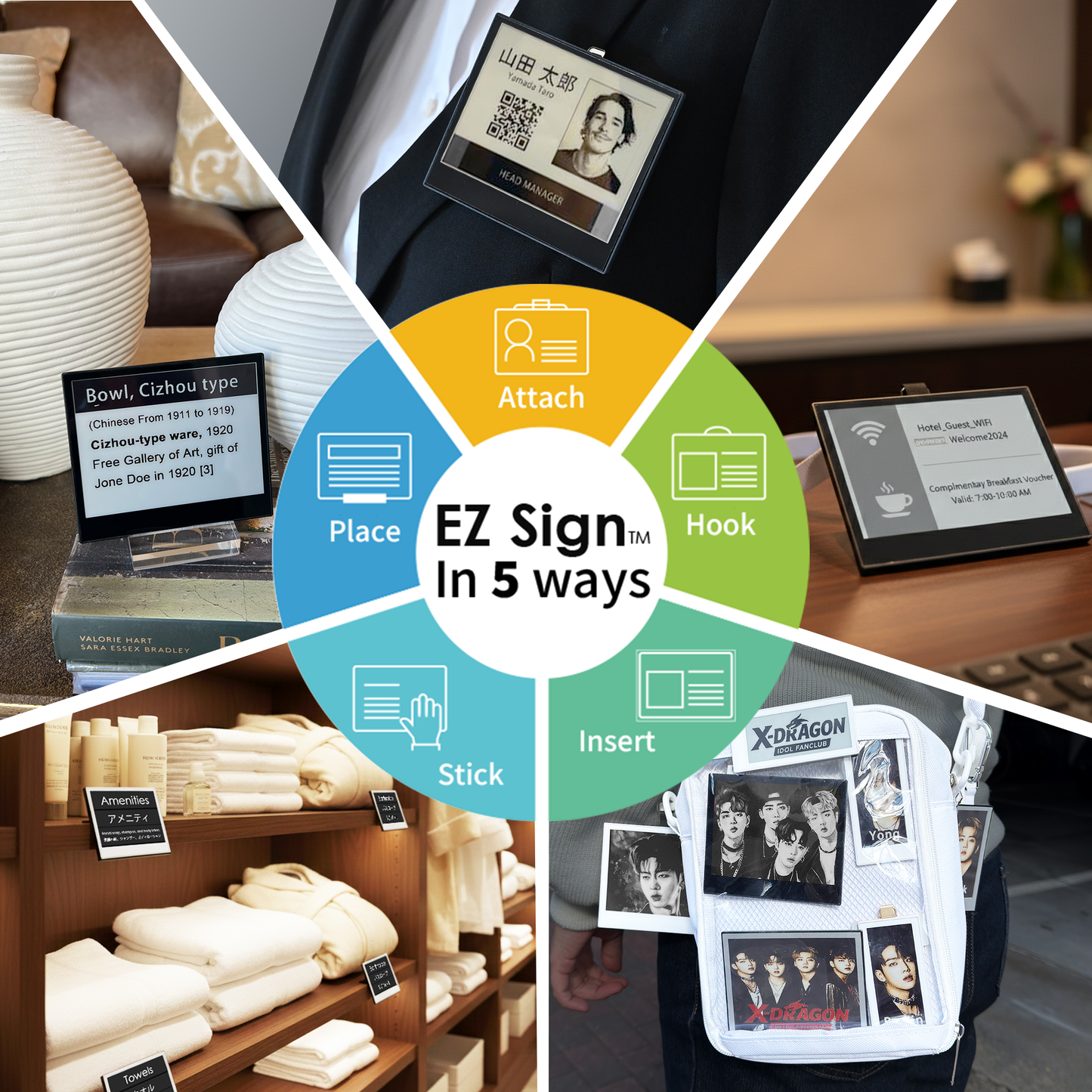 Santek EZ Sign NFC E-paper (2 color, 4.2 inch)