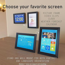 Load image into Gallery viewer, Medication Alarm Clock – Touch Panel Digital Clock with Multi-Functions (White & Black, 10.1")