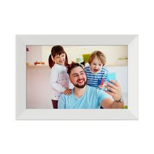 Load image into Gallery viewer, Medication Alarm Clock – Touch Panel Digital Clock with Multi-Functions (White & Black, 10.1")