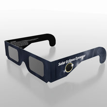 Load image into Gallery viewer, Solar Eclipse Glasses Paper Frame 10 Pack (Blue/Gray)