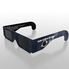 Load image into Gallery viewer, Solar Eclipse Glasses Paper Frame 5 pack (Blue/Gray)