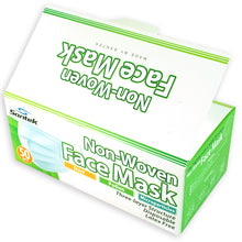 Load image into Gallery viewer, WHITE 3-Ply Non-Woven Disposable Mask
