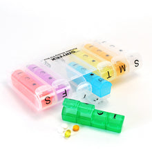 Load image into Gallery viewer, Portable Weekly Pill Organizer- Pop Up Style

