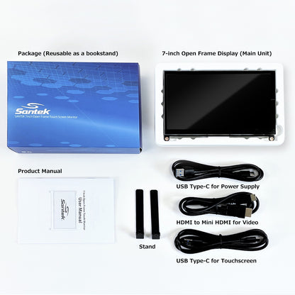Open Frame Monitor | Industrial LCD Display SOF0700A1B