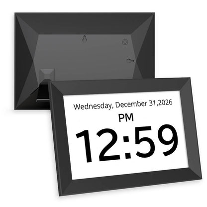 Photo Frame & Alarm Clock – Touch Panel Digital Clock with Multi-Functions