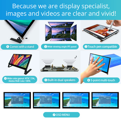 Open Frame Monitor | Industrial LCD Display SOF0700A1B