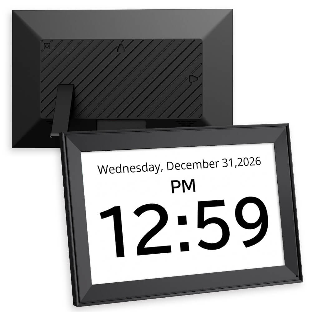 Photo Frame & Alarm Clock – Touch Panel Digital Clock with Multi-Functions