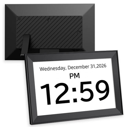 Photo Frame & Alarm Clock – Touch Panel Digital Clock with Multi-Functions