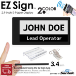 Santek EZ Sign® NFC E-Paper Display | 2-Color Display | 2.9" & 4.2" | IP65 Rated | No Battery Required