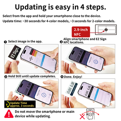 Santek EZ Sign NFC 2-Color E-Paper Display