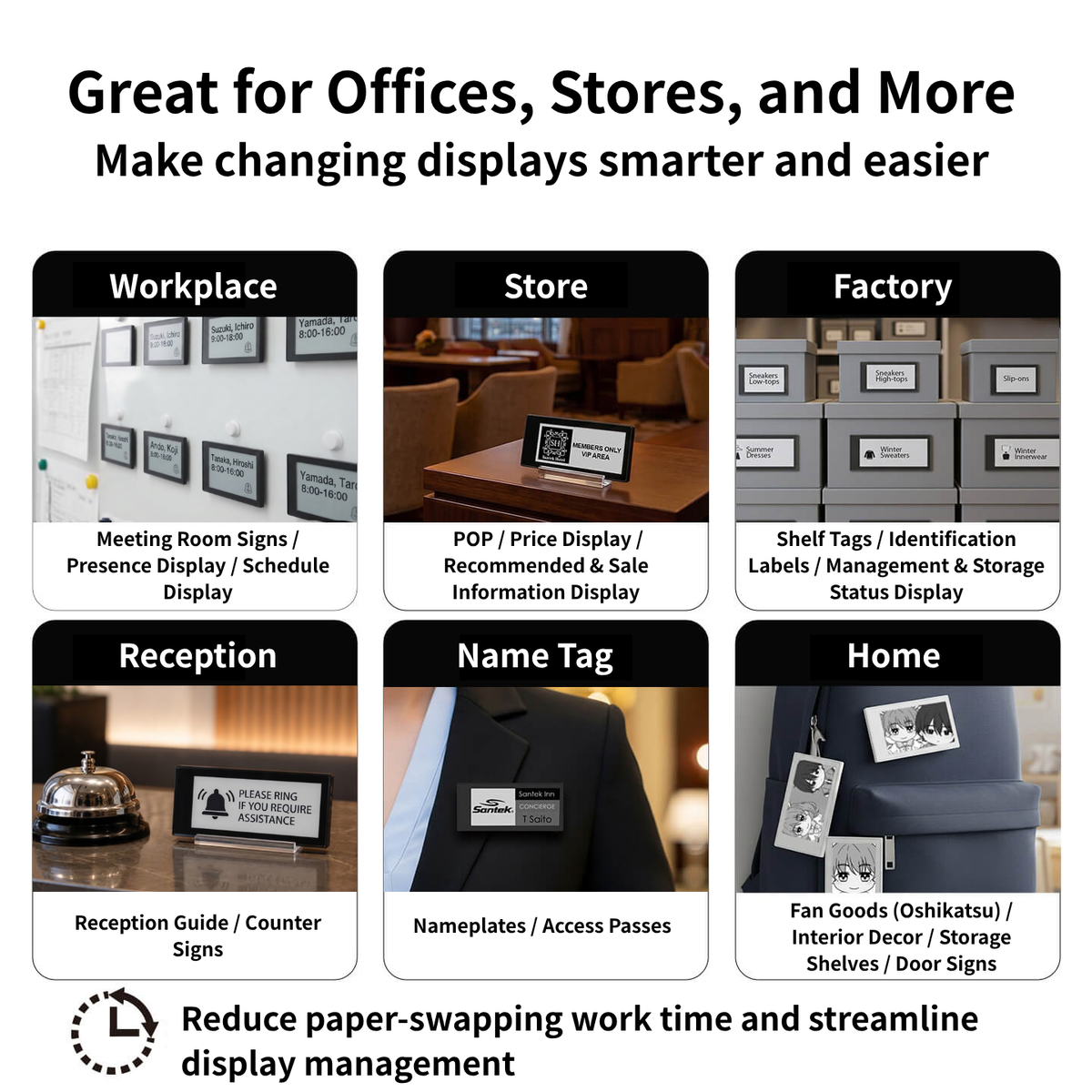 Santek EZ Sign NFC 2-Color E-Paper Display