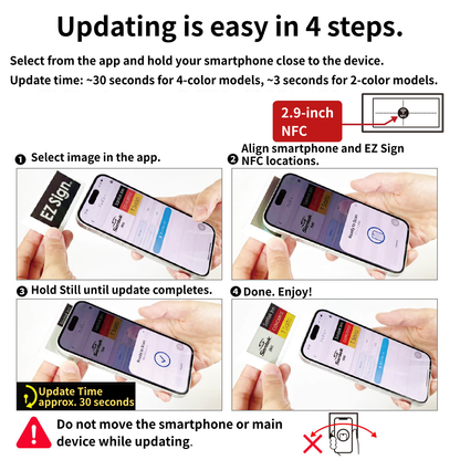 Santek EZ Sign NFC 4-Color E-Paper Display