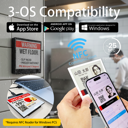 Santek EZ Sign NFC E-paper (4 color, 4.2" + 2.9" set)