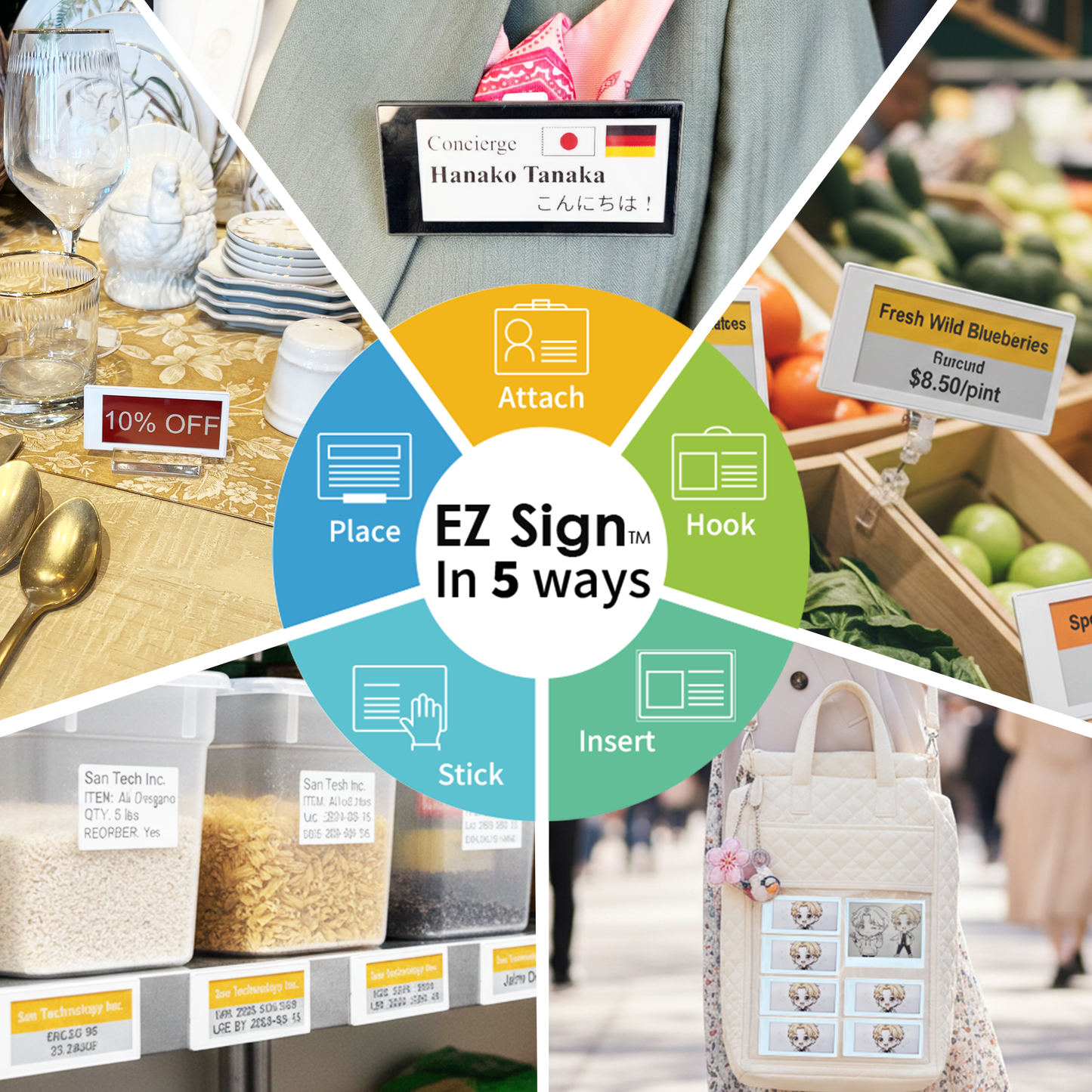 Santek EZ Sign NFC E-paper (4 color, 2.9 inch)