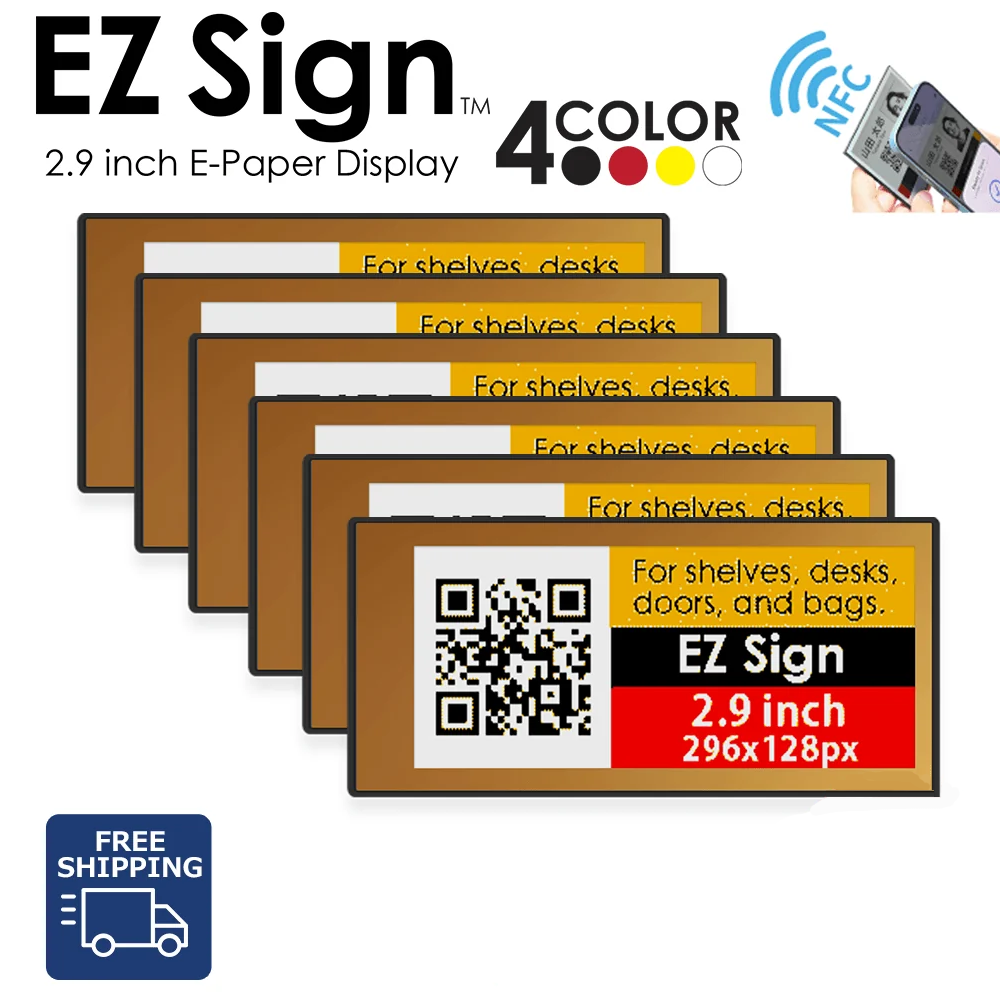 Santek EZ Sign NFC 4-Color E-Paper Display
