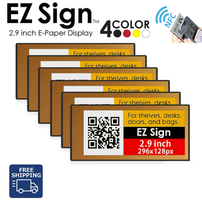Santek EZ Sign NFC 4-Color E-Paper Display