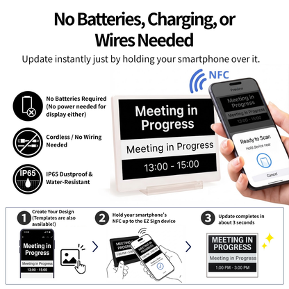 Santek EZ Sign NFC 2-Color E-Paper Display