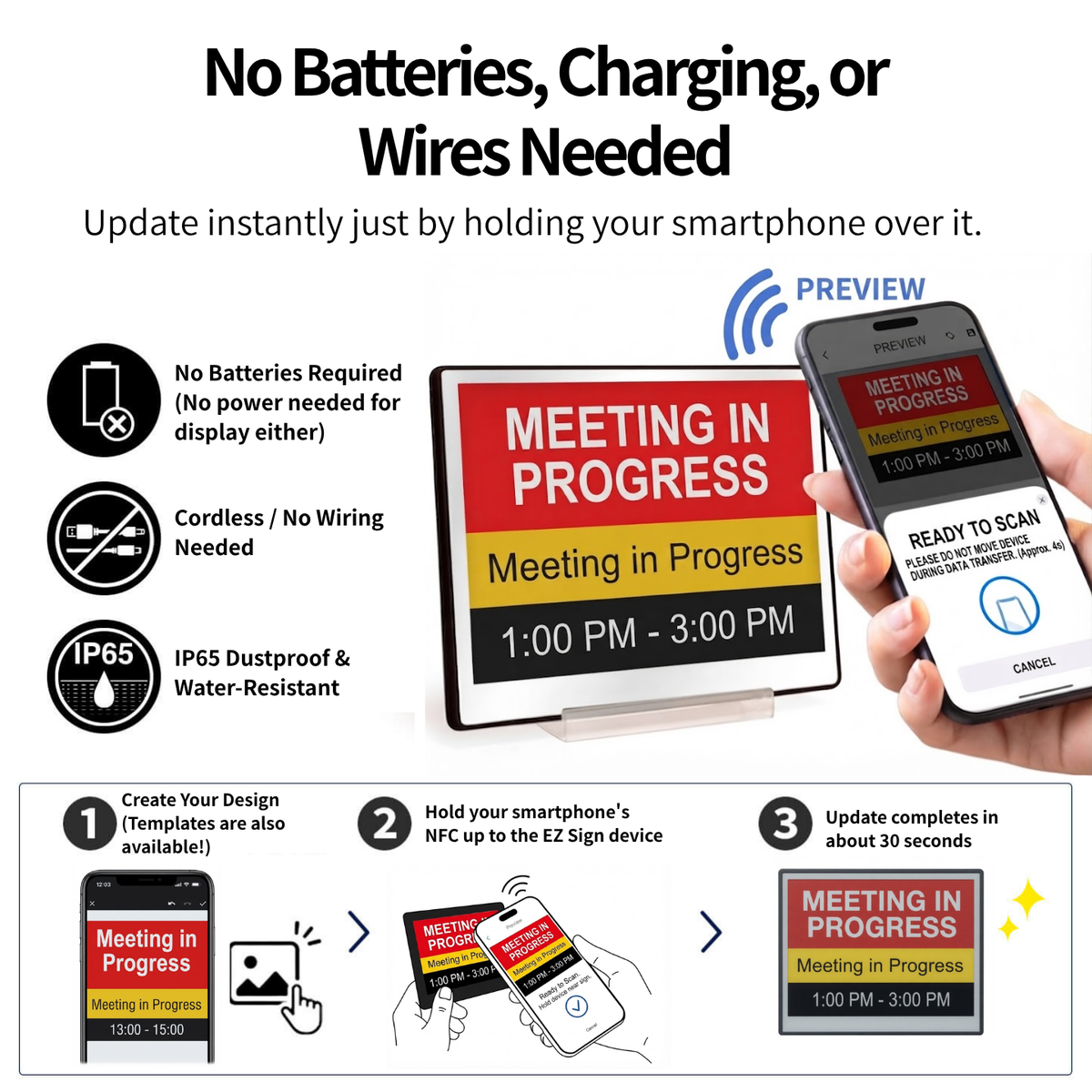 Santek EZ Sign NFC 4-Color E-Paper Display