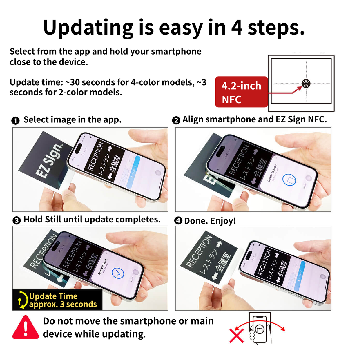 Santek EZ Sign NFC 2-Color E-Paper Display