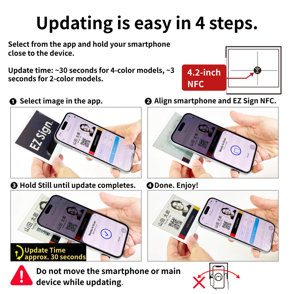 Santek EZ Sign NFC 4-Color E-Paper Display