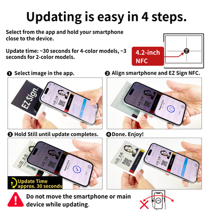 Santek EZ Sign NFC 4-Color E-Paper Display