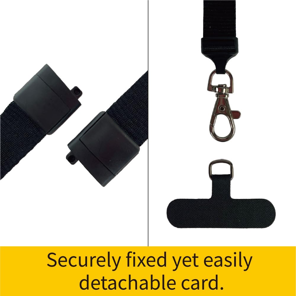 Santek EZ Sign NFC E-Paper Accessories, Name Tag Lanyard + Fixed Card x 6pcs set