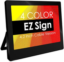 Load image into Gallery viewer, NEW!!! EZ Sign 4.2&quot; E-Paper Digital Signage with Cable (Black)
