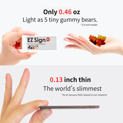 Santek EZ Sign NFC E-paper (4 color, 4.2" + 2.9" set)