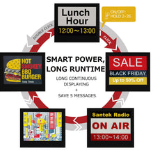 Load image into Gallery viewer, NEW!!! EZ Sign 4.2&quot; E-Paper Digital Signage with Cable (Black)
