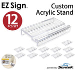 Santek EZ Sign NFC E-Paper Accessories, Acrylic Stand 12pcs set