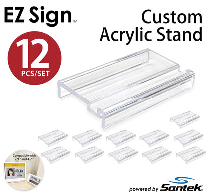 Santek EZ Sign NFC E-Paper Accessories, Acrylic Stand 12pcs set