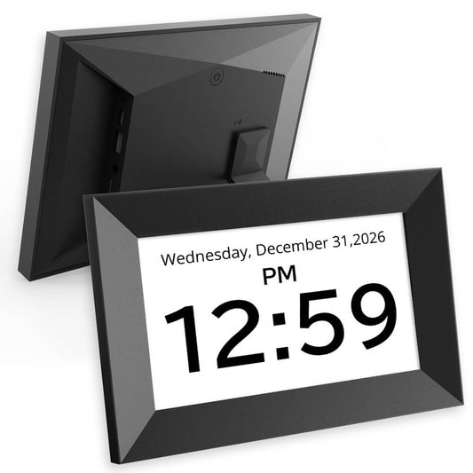 Photo Frame & Alarm Clock – Touch Panel Digital Clock with Multi-Functions