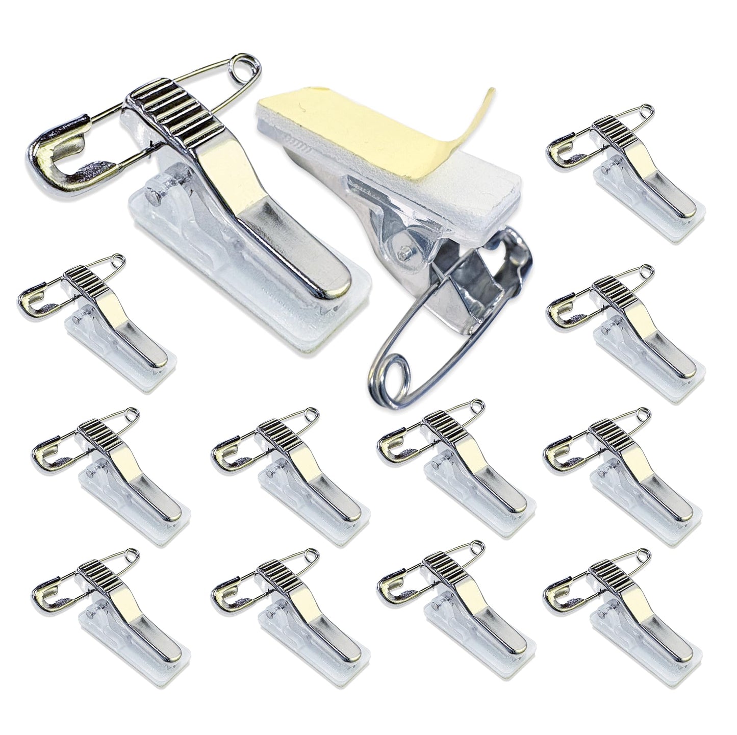 Santek EZ Sign NFC E-Paper Accessories, Clip 12pcs for Name Badge