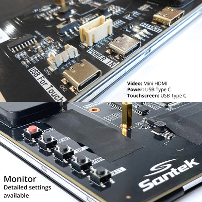 Open Frame Monitor | Industrial LCD Display SOF0700A1B