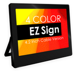 EZ Sign® USB 4.2" 4-Color E-Paper Display – Cable Type [SE0420B1]