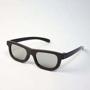 Polarized 3D Eyewear [Linear Polarized] -Durable Plastic Frame (Foldable Type Design)