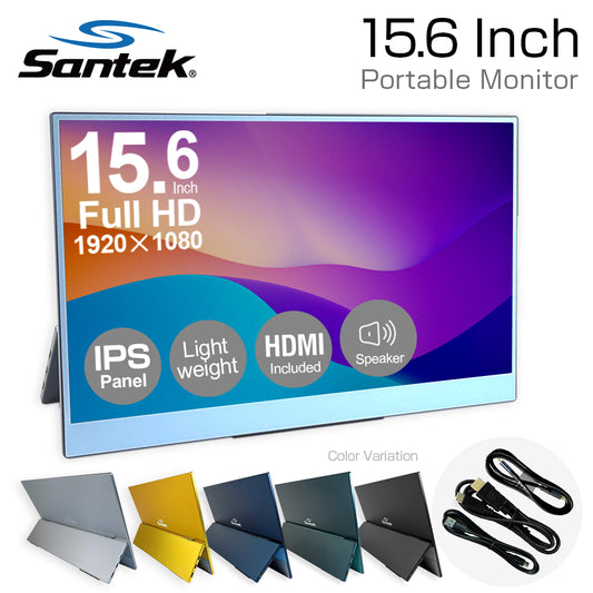 Santek Portable Monitor 15.6" Five Color