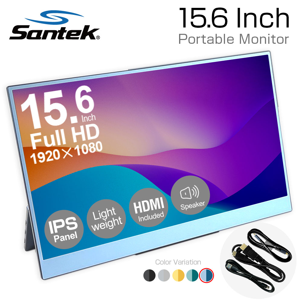 Santek Portable Monitor 15.6" Five Color