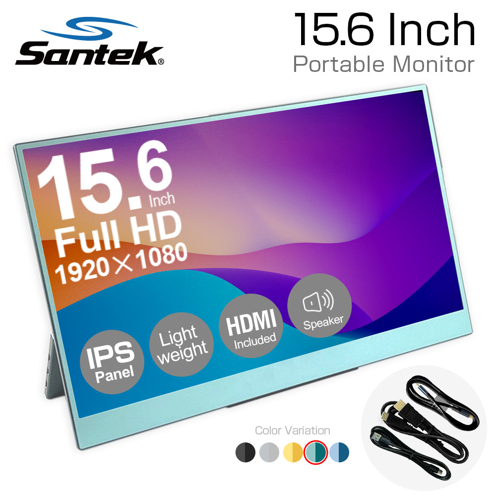 Santek Portable Monitor 15.6" Five Color