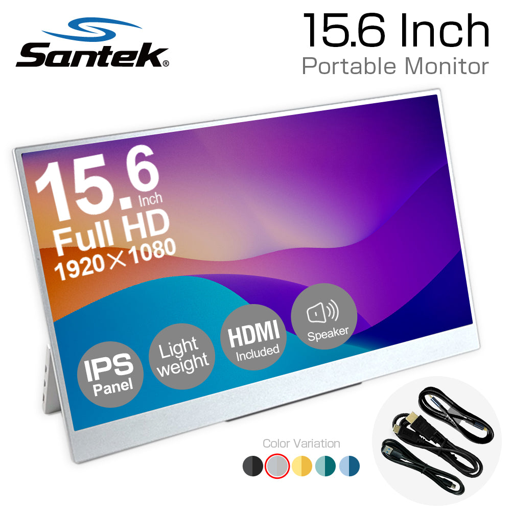 Santek Portable Monitor 15.6" Five Color