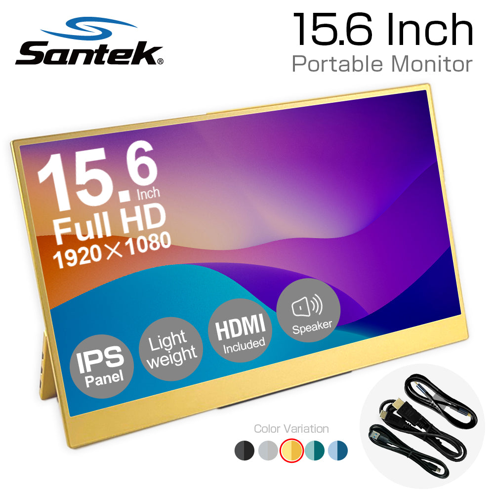 Santek Portable Monitor 15.6" Five Color