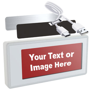 EZ Sign 2.9" E-Paper Digital Signage Black/White/Gray with CABLE