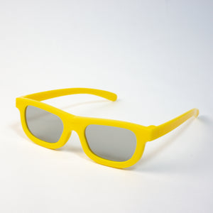 Polarized 3D Eyewear [Linear Polarized] -Durable Plastic Frame (Foldable Type Design)