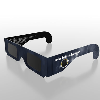 Solar Eclipse Glasses Paper Frame 10 Pack (Blue/Gray)