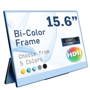 Portable Monitor 15.6" Five Color (Golden Yellow/Matine Blue/Sea Green/Pure Silver/Jet Black)