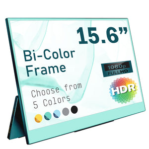 Portable Monitor 15.6" Five Color (Golden Yellow/Matine Blue/Sea Green/Pure Silver/Jet Black)
