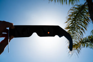 Solar Eclipse Glasses Paper Frame 10 Pack (Blue/Gray)