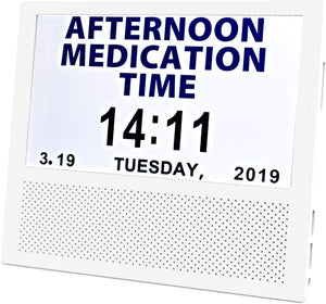Medicine Reminder Alarm Clock, Calendar and Photo Frame